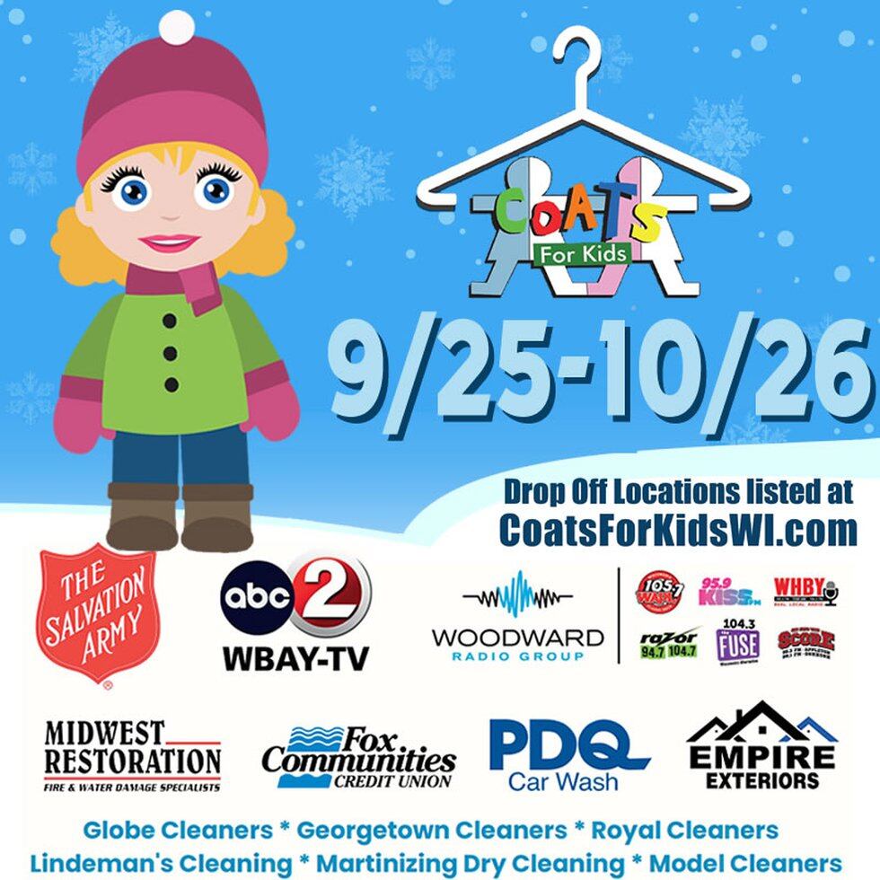 The 2023 Coats for Kids collection runs September 25 to October 26