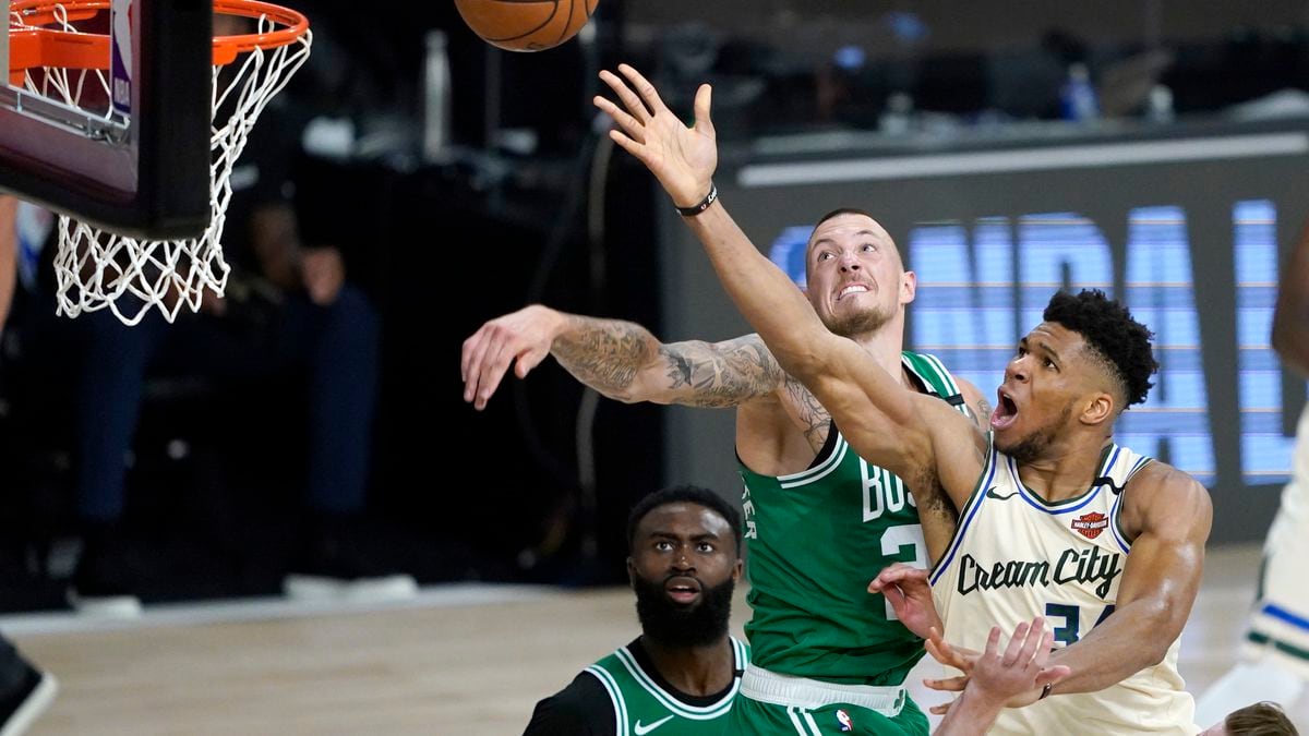 Giannis, Bucks beat Celtics 119-112 in restart