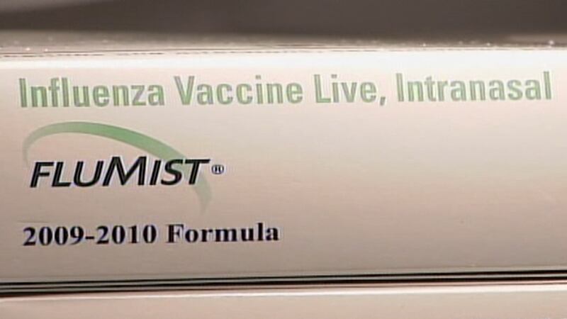 FILE - The FDA is reviewing a nasal spray flu vaccine.