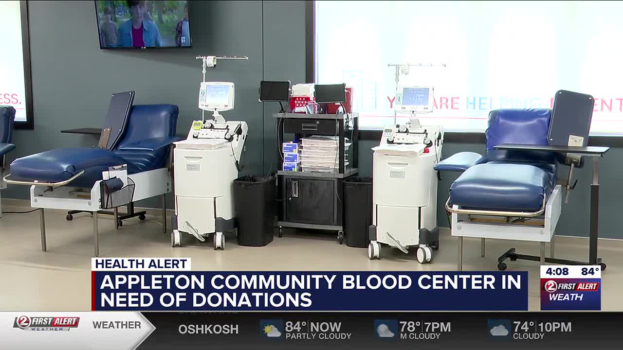 Appleton Community Blood Center in urgent need of donations - Vimarsana News