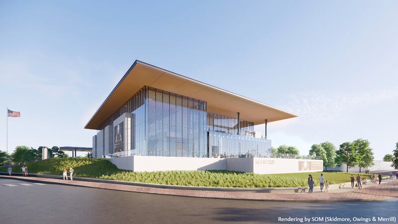 Artist's rendering of the Mulva Cultural Center in De Pere