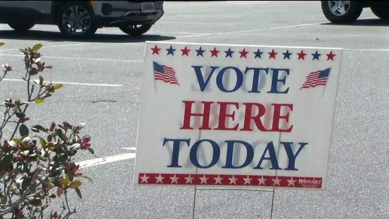 Voting sign
