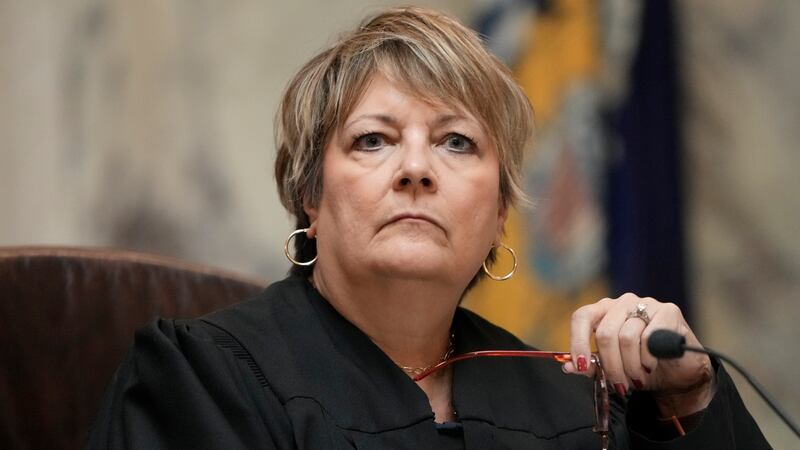 Wisconsin Supreme Court Justice Janet Protasiewicz, who is being targeted for possible...