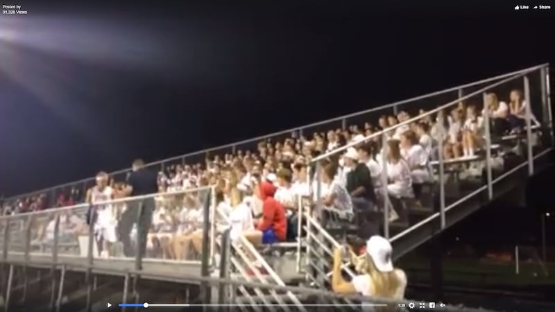Appleton Police Officer Rallies Crowd