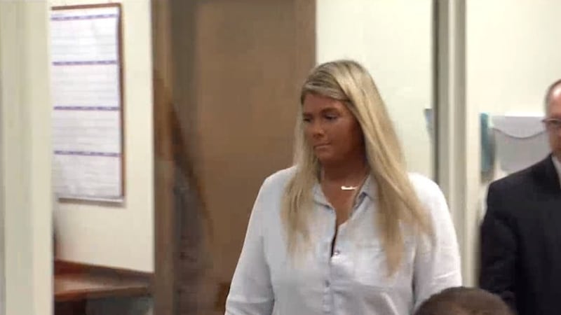 Courtney Roznowski appears in court. Sept. 5, 2019 (WBAY Photo)