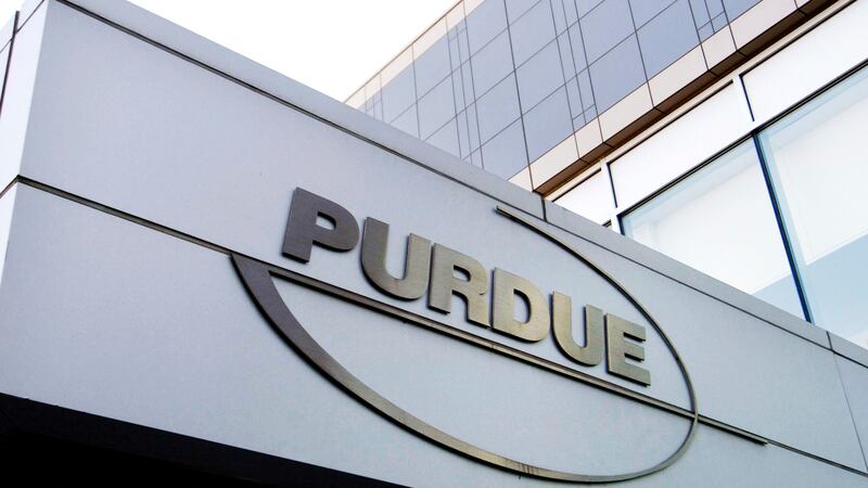 Guilty pleas were entered by Purdue board chairperson Steve Miller on behalf of the company.