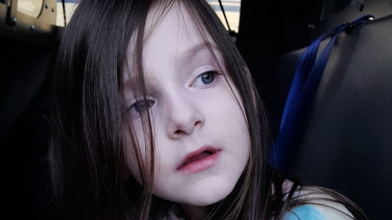 Kiel Police shared this picture of girl missing her family