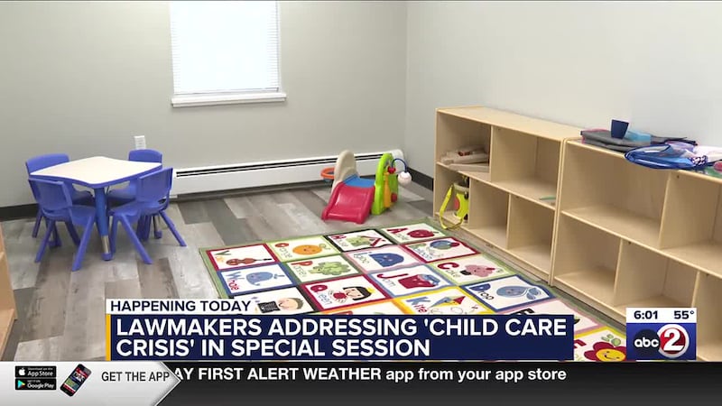 Room in a child care center